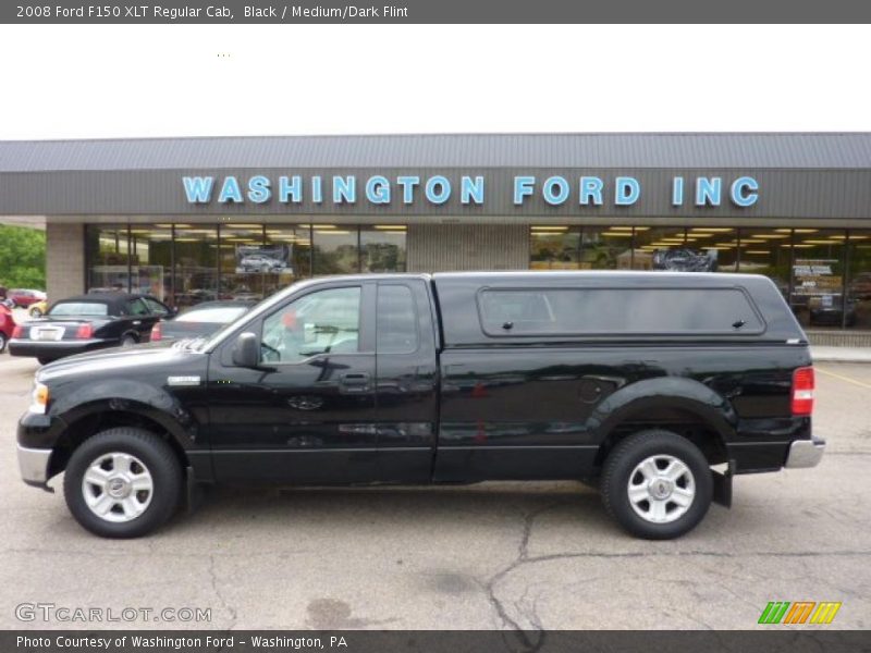 Black / Medium/Dark Flint 2008 Ford F150 XLT Regular Cab