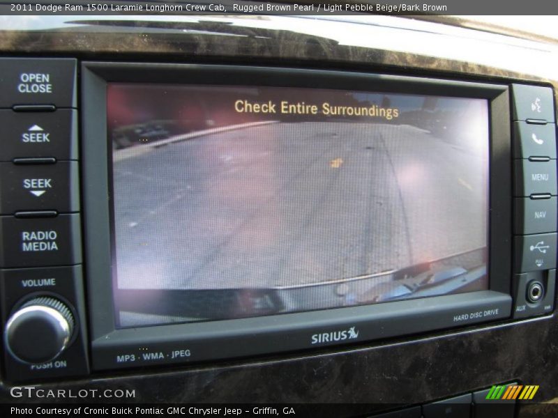 Rugged Brown Pearl / Light Pebble Beige/Bark Brown 2011 Dodge Ram 1500 Laramie Longhorn Crew Cab