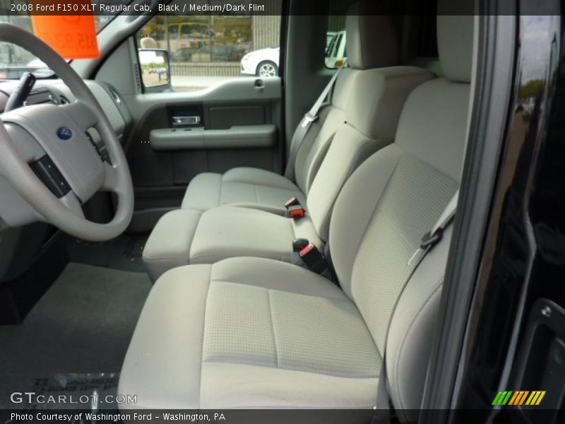 Black / Medium/Dark Flint 2008 Ford F150 XLT Regular Cab
