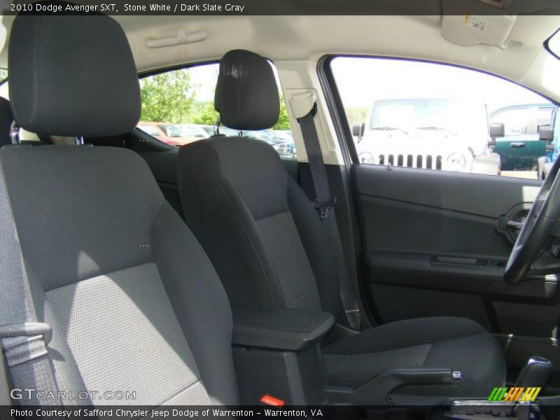 Stone White / Dark Slate Gray 2010 Dodge Avenger SXT