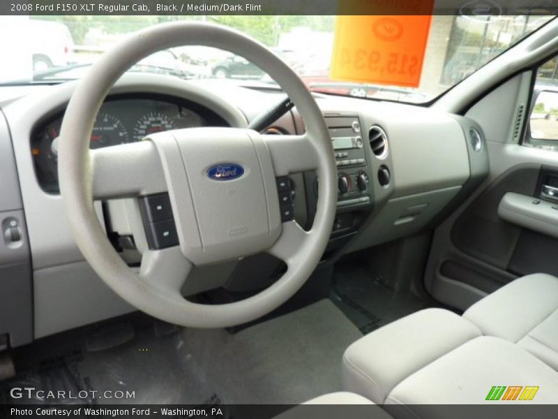Black / Medium/Dark Flint 2008 Ford F150 XLT Regular Cab