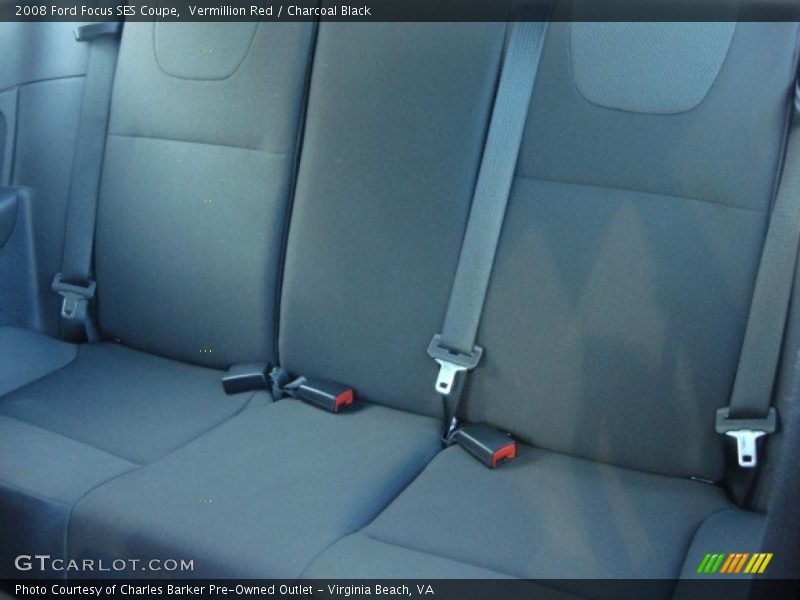 Vermillion Red / Charcoal Black 2008 Ford Focus SES Coupe