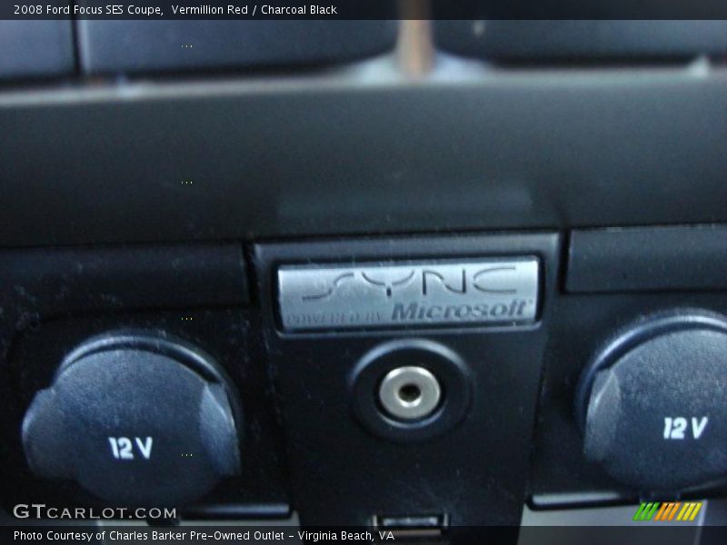 Vermillion Red / Charcoal Black 2008 Ford Focus SES Coupe