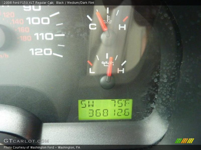 Black / Medium/Dark Flint 2008 Ford F150 XLT Regular Cab