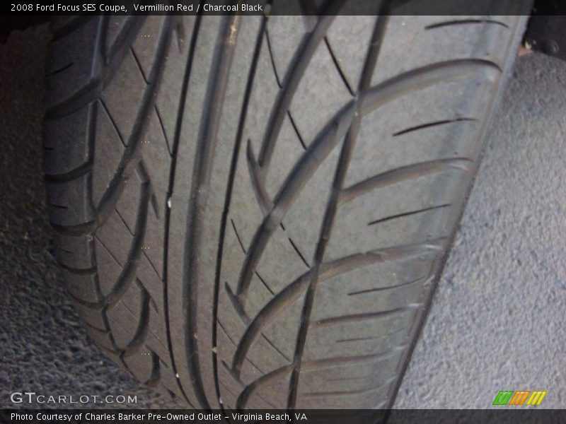 Vermillion Red / Charcoal Black 2008 Ford Focus SES Coupe