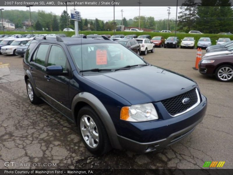 Dark Blue Pearl Metallic / Shale Grey 2007 Ford Freestyle SEL AWD