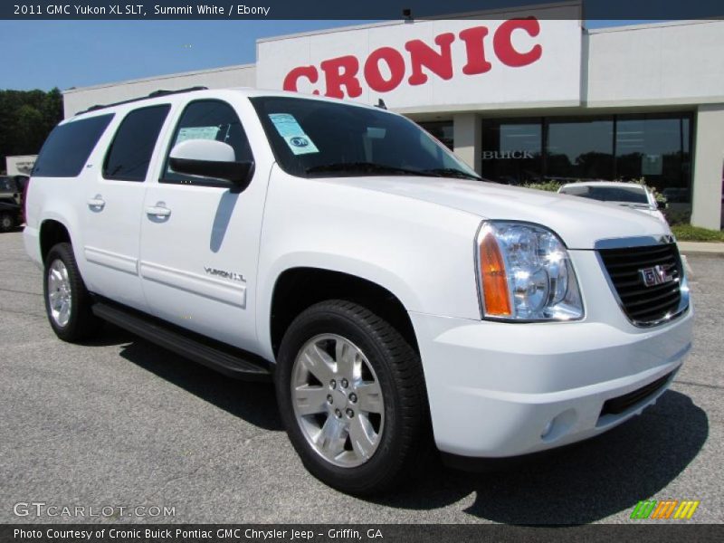 Summit White / Ebony 2011 GMC Yukon XL SLT