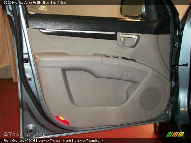 Silver Blue / Gray 2009 Hyundai Santa Fe SE