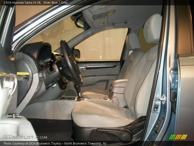 Silver Blue / Gray 2009 Hyundai Santa Fe SE