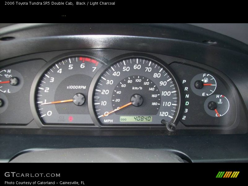 Black / Light Charcoal 2006 Toyota Tundra SR5 Double Cab