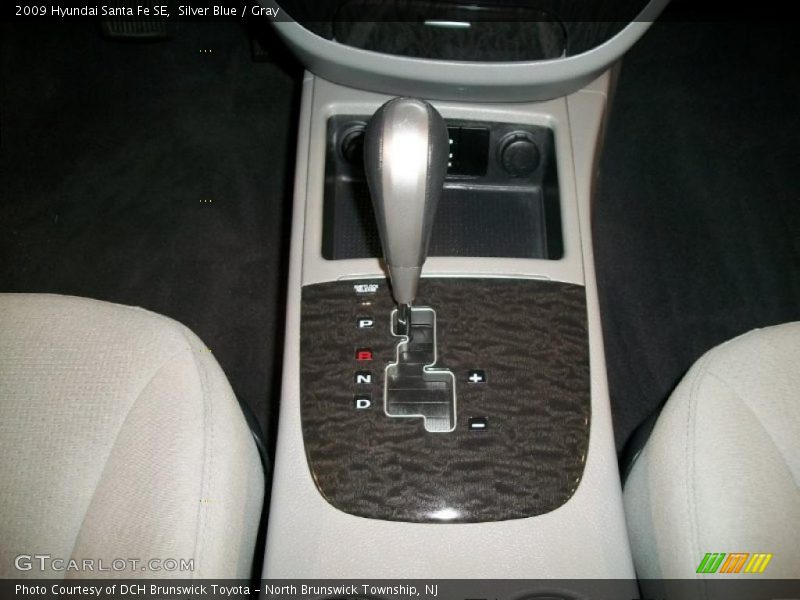 Silver Blue / Gray 2009 Hyundai Santa Fe SE