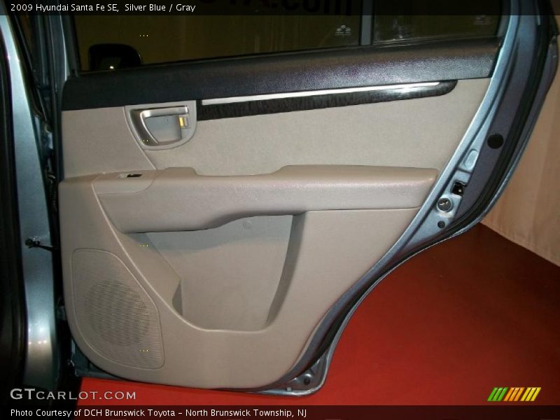 Silver Blue / Gray 2009 Hyundai Santa Fe SE