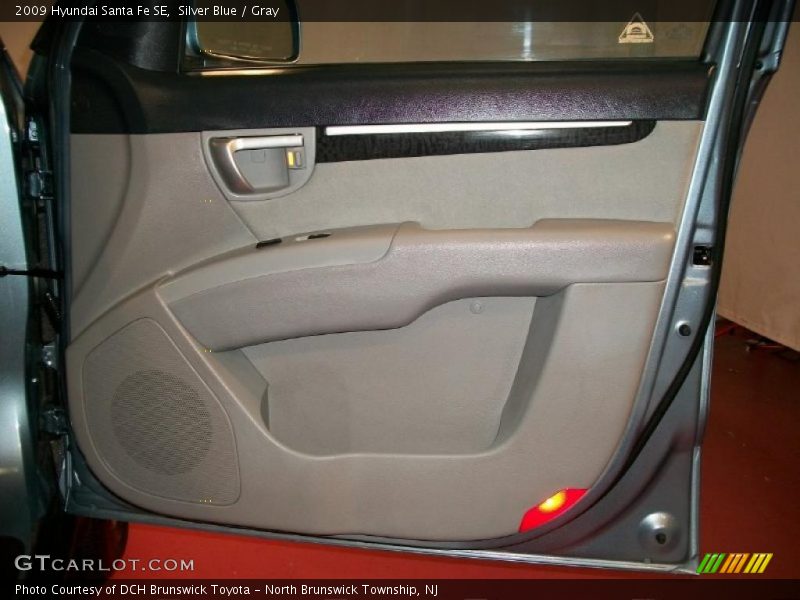 Silver Blue / Gray 2009 Hyundai Santa Fe SE
