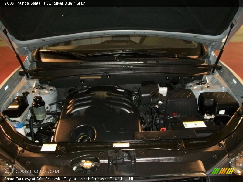Silver Blue / Gray 2009 Hyundai Santa Fe SE