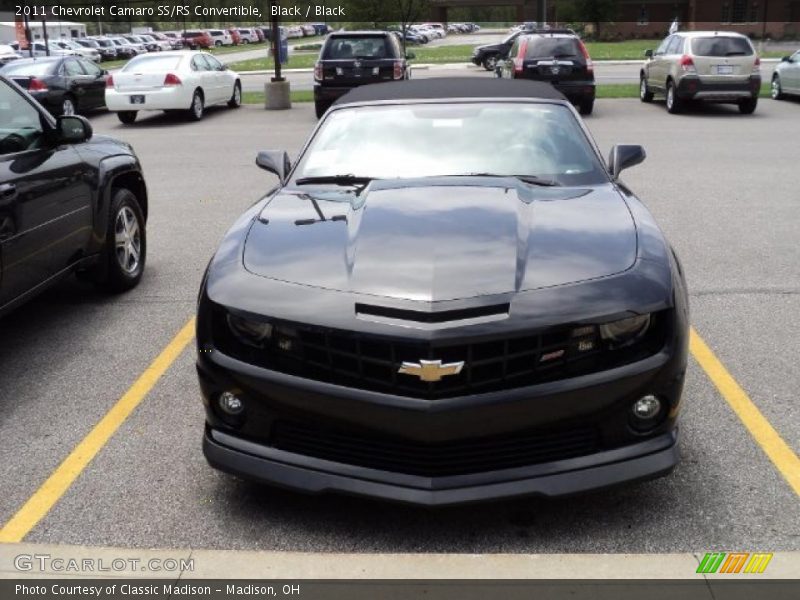 Black / Black 2011 Chevrolet Camaro SS/RS Convertible