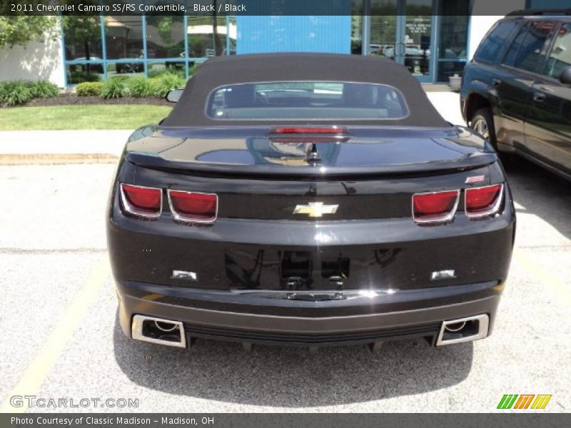Black / Black 2011 Chevrolet Camaro SS/RS Convertible