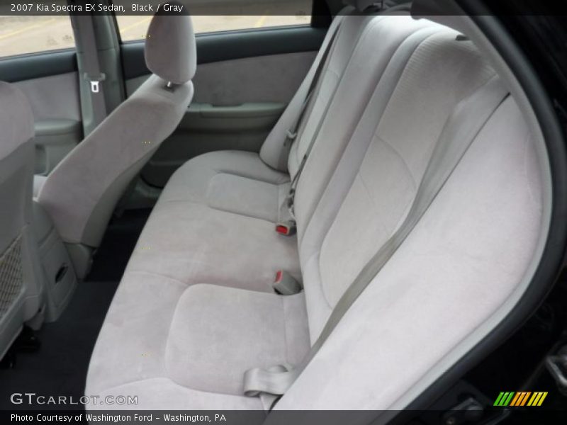 Black / Gray 2007 Kia Spectra EX Sedan