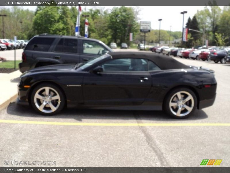 Black / Black 2011 Chevrolet Camaro SS/RS Convertible