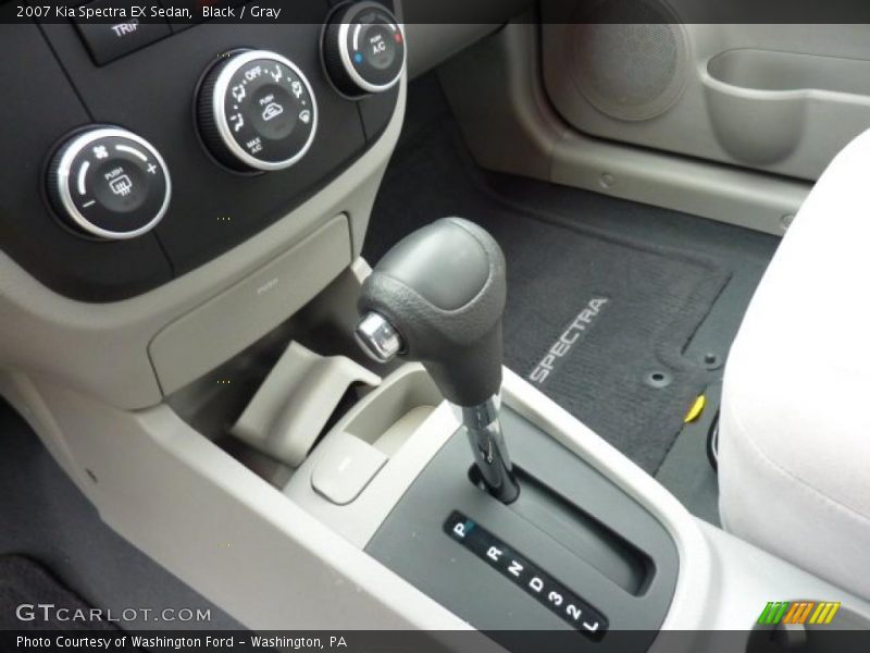 Black / Gray 2007 Kia Spectra EX Sedan