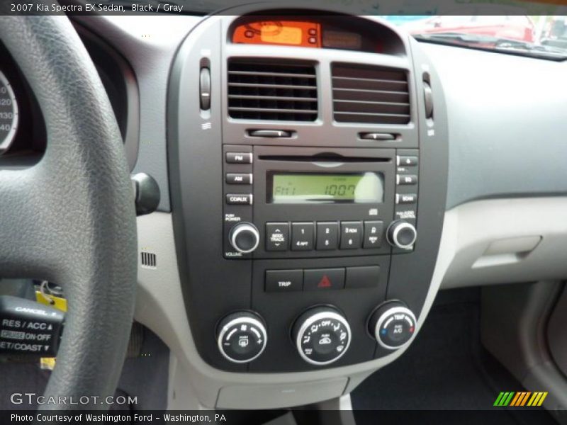 Black / Gray 2007 Kia Spectra EX Sedan