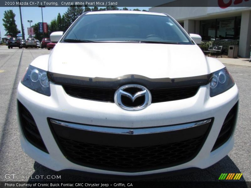 Crystal White Pearl Mica / Sand 2010 Mazda CX-7 s Touring