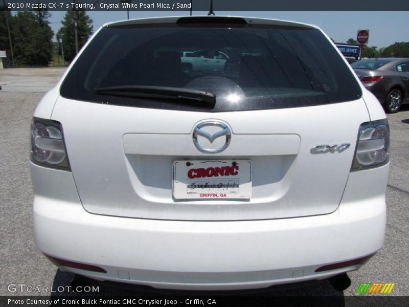 Crystal White Pearl Mica / Sand 2010 Mazda CX-7 s Touring