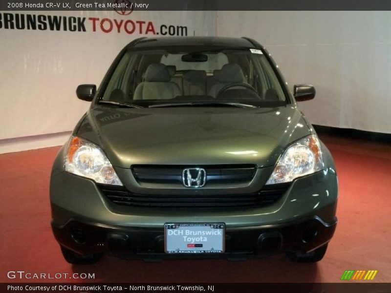 Green Tea Metallic / Ivory 2008 Honda CR-V LX