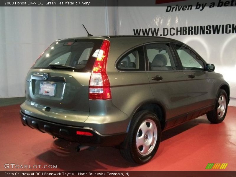 Green Tea Metallic / Ivory 2008 Honda CR-V LX