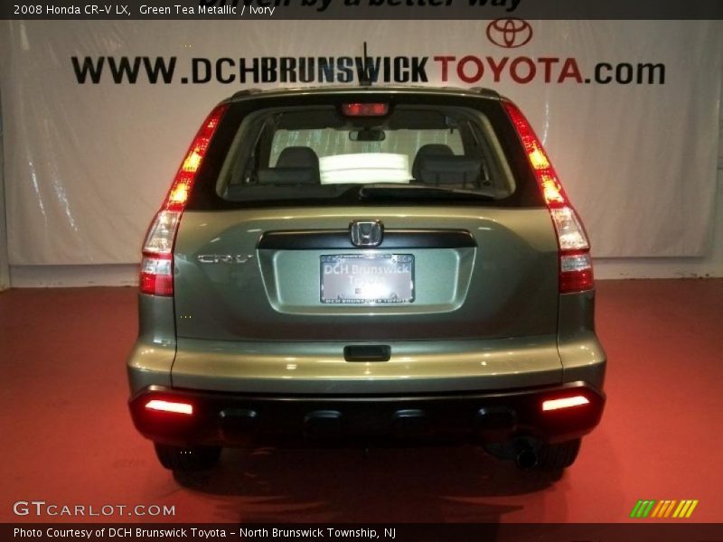 Green Tea Metallic / Ivory 2008 Honda CR-V LX