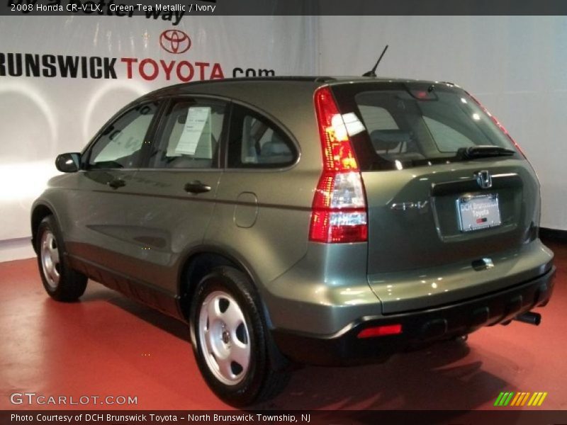 Green Tea Metallic / Ivory 2008 Honda CR-V LX