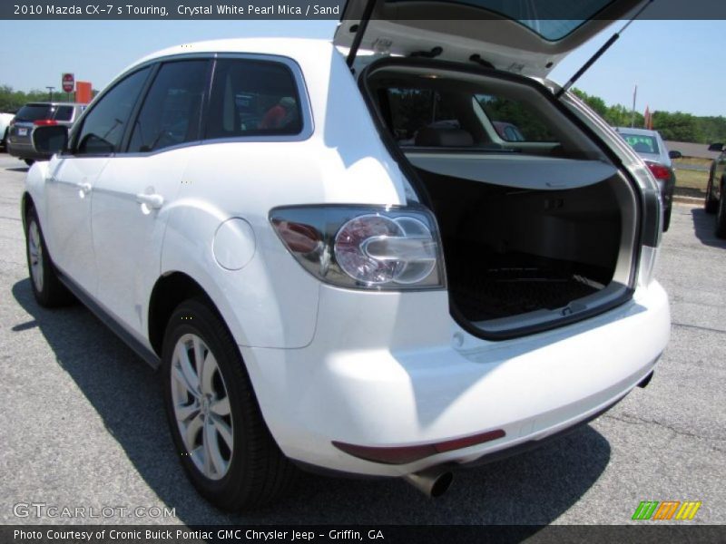 Crystal White Pearl Mica / Sand 2010 Mazda CX-7 s Touring