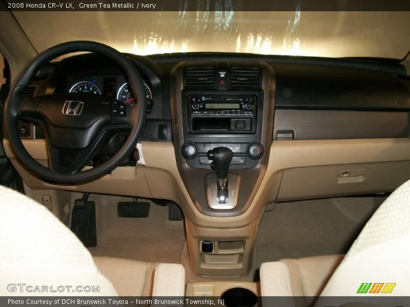 Green Tea Metallic / Ivory 2008 Honda CR-V LX