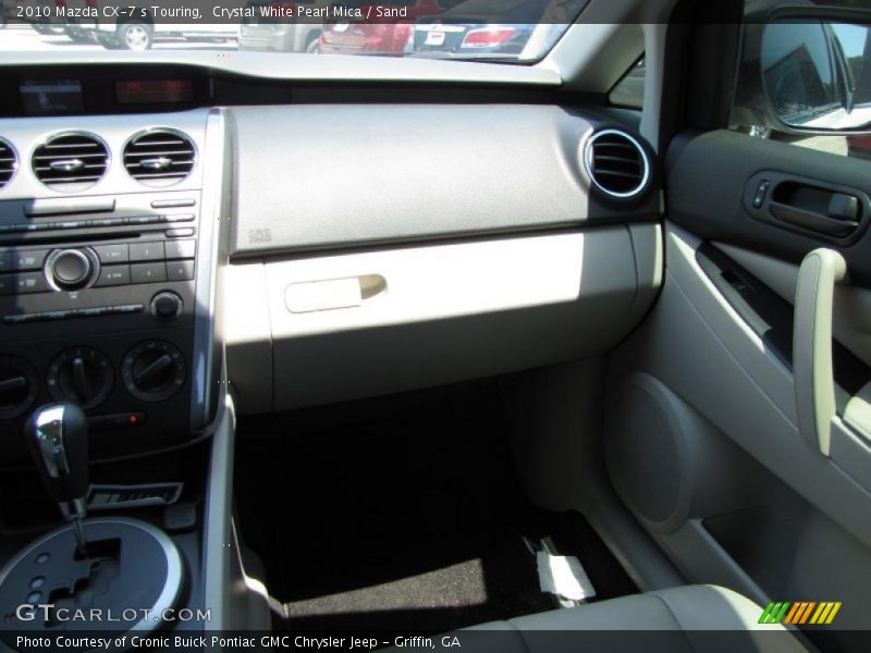 Crystal White Pearl Mica / Sand 2010 Mazda CX-7 s Touring