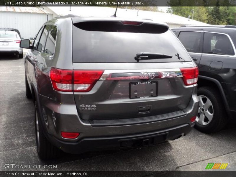 Mineral Gray Metallic / Black 2011 Jeep Grand Cherokee Laredo X Package 4x4