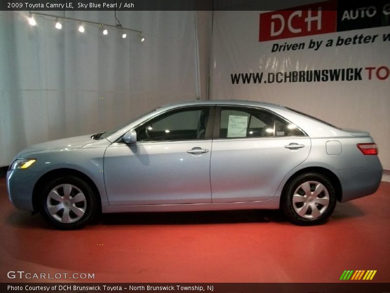 Sky Blue Pearl / Ash 2009 Toyota Camry LE