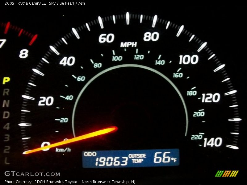 Sky Blue Pearl / Ash 2009 Toyota Camry LE