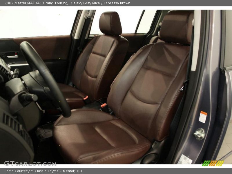  2007 MAZDA5 Grand Touring Espresso Brown Interior