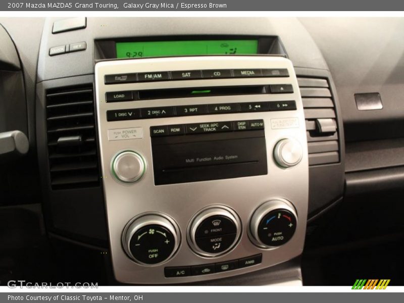 Controls of 2007 MAZDA5 Grand Touring