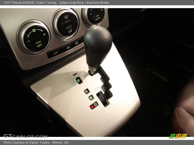  2007 MAZDA5 Grand Touring 4 Speed Automatic Shifter