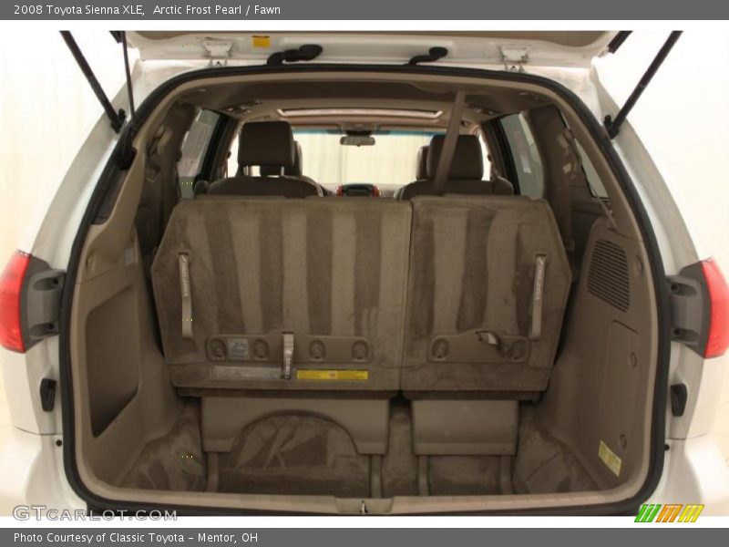 Arctic Frost Pearl / Fawn 2008 Toyota Sienna XLE