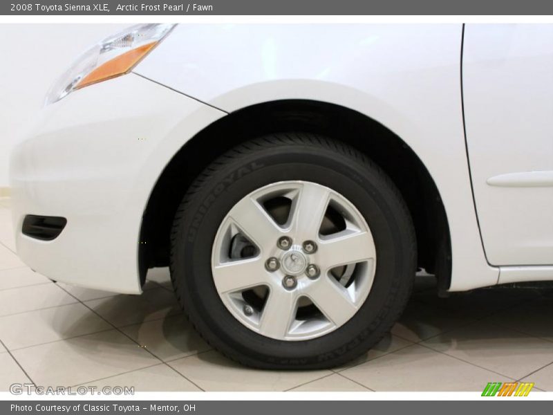 Arctic Frost Pearl / Fawn 2008 Toyota Sienna XLE