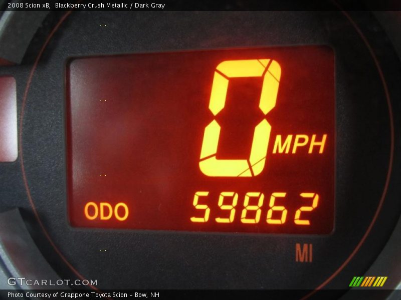 Blackberry Crush Metallic / Dark Gray 2008 Scion xB