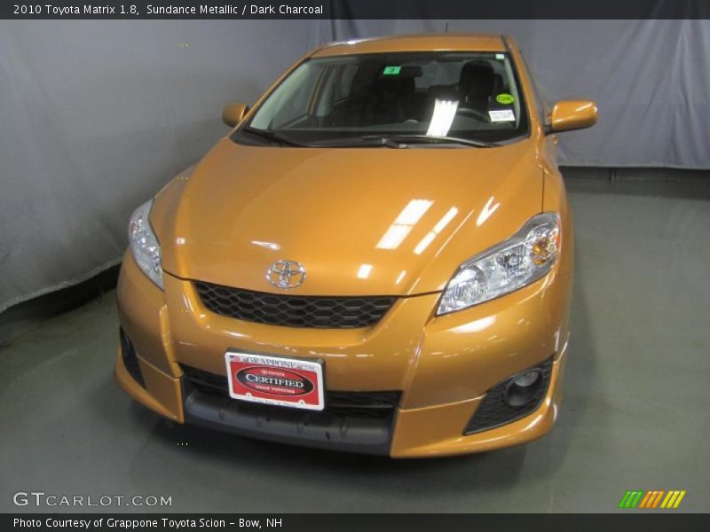 Sundance Metallic / Dark Charcoal 2010 Toyota Matrix 1.8