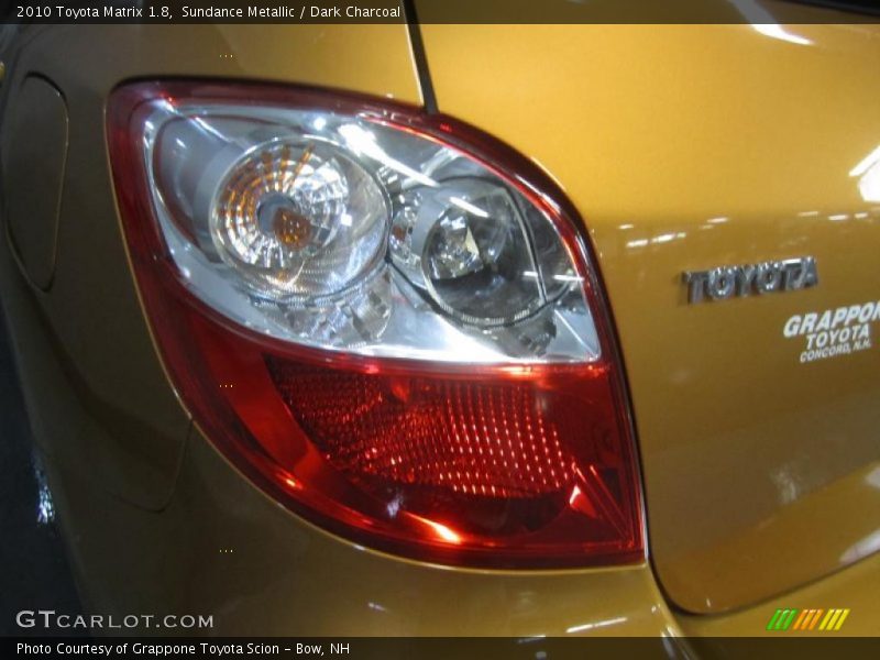 Sundance Metallic / Dark Charcoal 2010 Toyota Matrix 1.8
