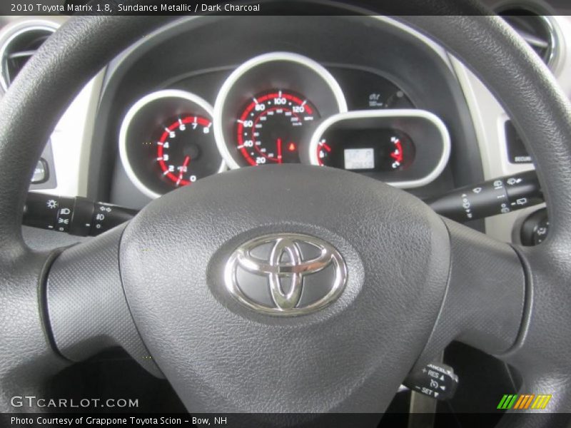 Sundance Metallic / Dark Charcoal 2010 Toyota Matrix 1.8