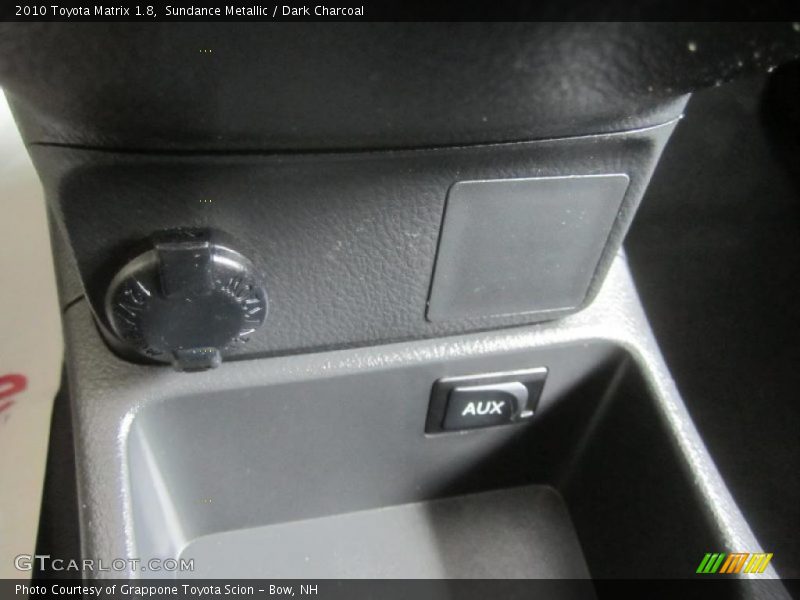 Sundance Metallic / Dark Charcoal 2010 Toyota Matrix 1.8