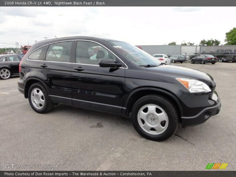 Nighthawk Black Pearl / Black 2008 Honda CR-V LX 4WD