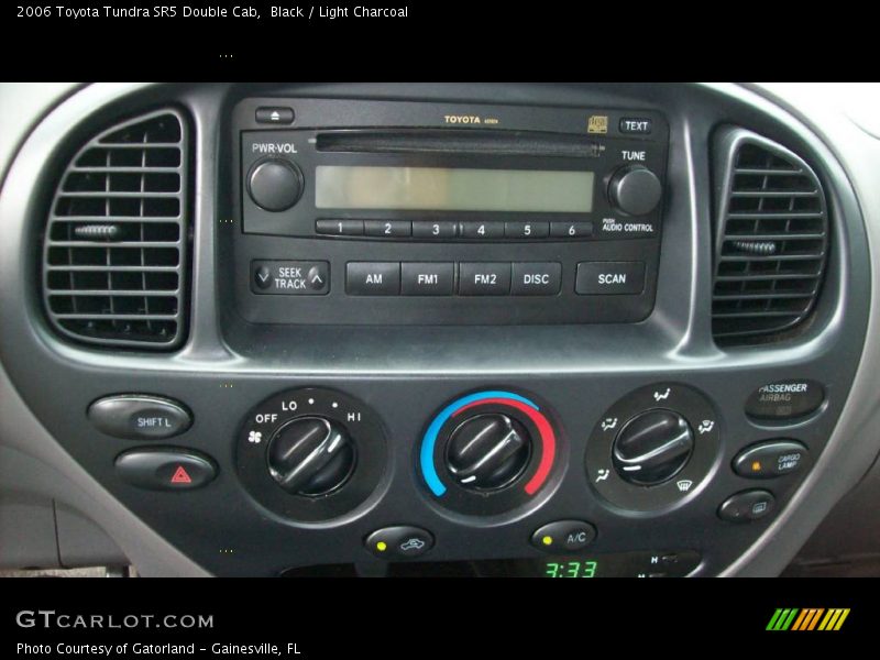 Black / Light Charcoal 2006 Toyota Tundra SR5 Double Cab