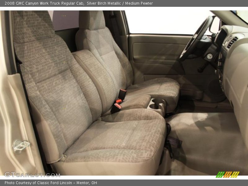  2008 Canyon Work Truck Regular Cab Medium Pewter Interior