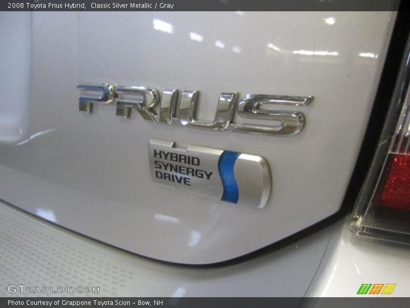 Classic Silver Metallic / Gray 2008 Toyota Prius Hybrid